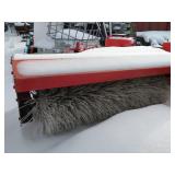 Snow attachment brushes