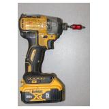 Dewalt Cordless Drill, Model Dcf887 W/ Battery