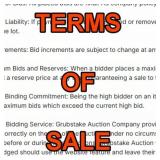 Term Of Sale