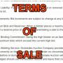 Term Of Sale