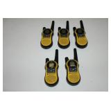 5 MOTOROLA 2 WAY RADIOS