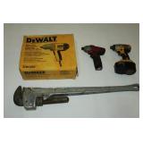 Pipe Wrench & Impact Drivers