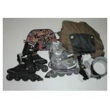 ROLLER BLADES, WADERS, MISC