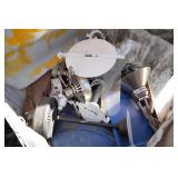 Crate Of Ceiling Fans & Rock