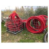 3 Rolls Of Red Tubing (cages Not Included)