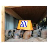 Left side of connex - plumbing (rack not