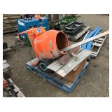 Concrete Mixer And Cement Tools
