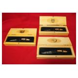 3 WILDLIFE COLLECTORS SERIES KNIVES IN