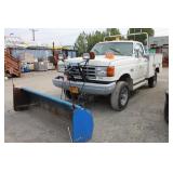 1990 Ford F-350 W/ Plow