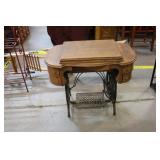 Antique Sewing Machine Table