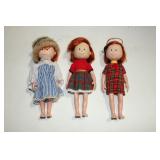 Three Small Dolls