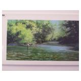 Art Titled Man Fly Fishing