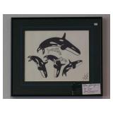 Art Titled Orcas Ii