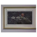 Art Titled Backyard Robin