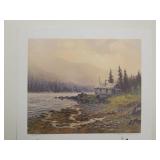 Art Titled Beach Cabin - 1985