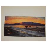 Art Titled Sleeping Lady (mt. Susitna) 1987