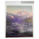 Art Titled Denali White Water 1998