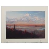 Art Titled Talkeetna Denali 1988