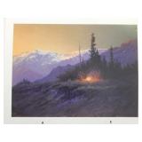 Art Titled Mountain Solitude 1995