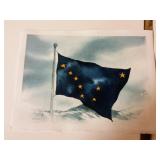 Painting Of Alaska Flag