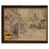 Cope Old Mill Sturbridge Mass. Print Cope Old Mill Sturbridge Mass. Print