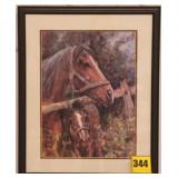 Cope 12 X 16 Framed Horse Print Cope 12 X 16 Framed Horse Print
