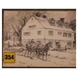 Cope 12 X 16 Winter Scene Cope 12 X 16 Winter Scene