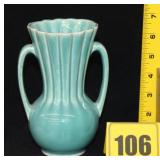 McCoy 6 1/2' Aqua Vase McCoy 6 1/2' Aqua Vase