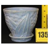 5 1/2' McCoy Pot and Saucer 5 1/2' McCoy Pot and Saucer