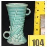 McCoy 5 1/2 ' Aqua Vase McCoy 5 1/2 ' Aqua Vase