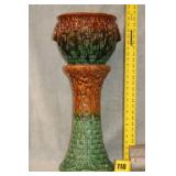 McCoy Jard and Pedestal Leaf and Berry McCoy Jard and Pedestal Leaf and Berry