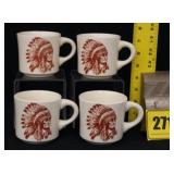 McCoy Indian Mugs McCoy Indian Mugs
