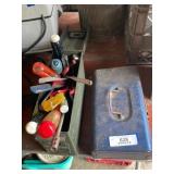 Lot of ammo can, propane torch kit, assorted hand