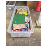 Lot of wrapping paper and gift bags