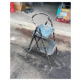 Metal step ladder