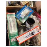 coffee cups and plumbing supplies