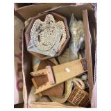 wooden, wicker home decor