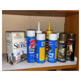 paint and caulk