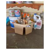 Lot of glue/ caulk