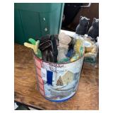 Lot of gardening gloves