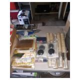 Lot of various craft supplies