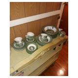 Mostly complete set of china