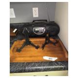 Serving Tray and Radio
