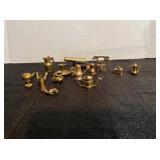 Miniature brass figurines