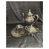 Silver plated dinnerware