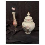 Ginger jar and vase