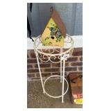 plant stand, and birdhouse