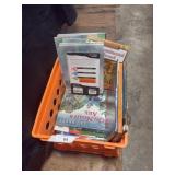 Crate filled with books