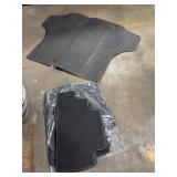 Car floor mats and head rests