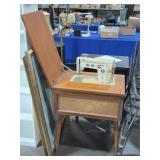 Kenmore sewing machine & cabinet